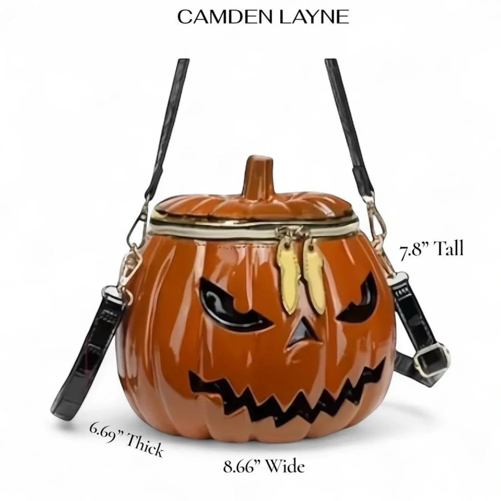 Pumpkin Crossbody Bag - Orange